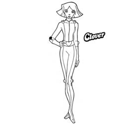 着色页: Totally Spies (卡通和动画节目) #29010 - 免费可打印着色页