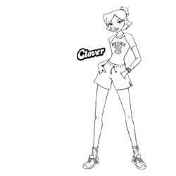 着色页: Totally Spies (卡通和动画节目) #29012 - 免费可打印着色页