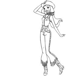 着色页: Totally Spies (卡通和动画节目) #29014 - 免费可打印着色页