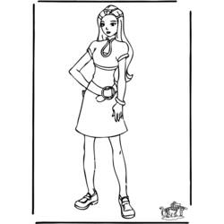 着色页: Totally Spies (卡通和动画节目) #29030 - 免费可打印着色页