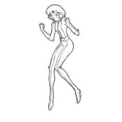着色页: Totally Spies (卡通和动画节目) #29063 - 免费可打印着色页