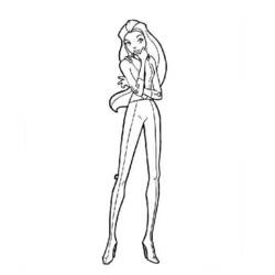 着色页: Totally Spies (卡通和动画节目) #29105 - 免费可打印着色页