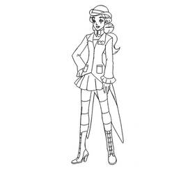 着色页: Totally Spies (卡通和动画节目) #29120 - 免费可打印着色页