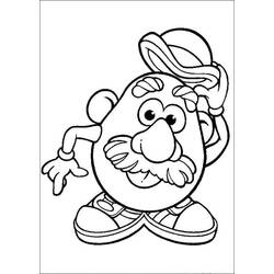 着色页: Toy Story: Mister Potato Head (卡通和动画节目) #205225 - 免费可打印着色页