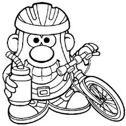 着色页: Toy Story: Mister Potato Head (卡通和动画节目) #205230 - 免费可打印着色页