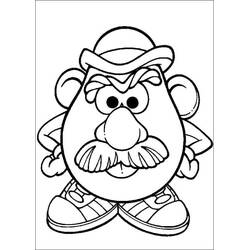 着色页: Toy Story: Mister Potato Head (卡通和动画节目) #205233 - 免费可打印着色页