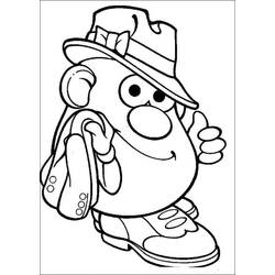 着色页: Toy Story: Mister Potato Head (卡通和动画节目) #205239 - 免费可打印着色页
