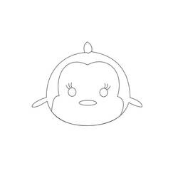 着色页: Tsum Tsum - 免费可打印着色页