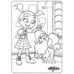 着色页: Vampirina (卡通和动画节目) #198564 - 免费可打印着色页