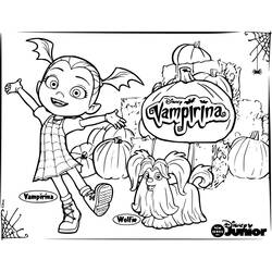 着色页: Vampirina (卡通和动画节目) #198566 - 免费可打印着色页