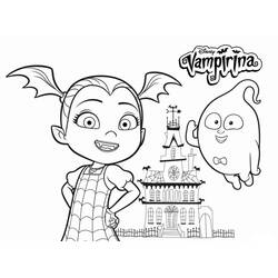 着色页: Vampirina (卡通和动画节目) #198583 - 免费可打印着色页