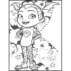 着色页: Vampirina (卡通和动画节目) #198584 - 免费可打印着色页