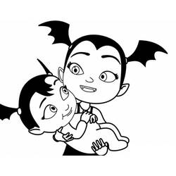 着色页: Vampirina (卡通和动画节目) #198586 - 免费可打印着色页