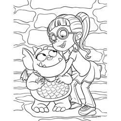着色页: Vampirina - 免费可打印着色页