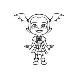 着色页: Vampirina (卡通和动画节目) #198599 - 免费可打印着色页