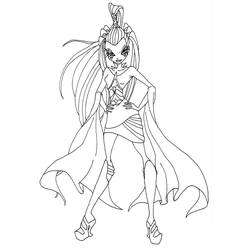 着色页: Winx (卡通和动画节目) #180533 - 免费可打印着色页