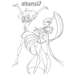 着色页: Winx (卡通和动画节目) #180535 - 免费可打印着色页
