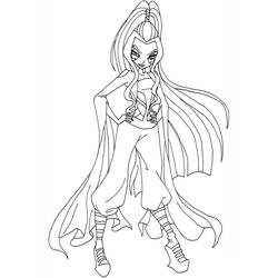 着色页: Winx (卡通和动画节目) #180536 - 免费可打印着色页