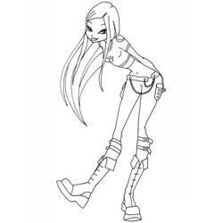 着色页: Winx (卡通和动画节目) #180538 - 免费可打印着色页