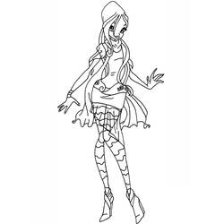 着色页: Winx (卡通和动画节目) #180539 - 免费可打印着色页