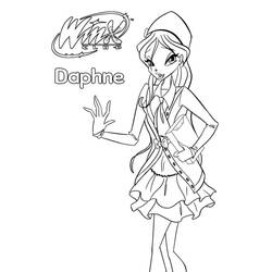 着色页: Winx (卡通和动画节目) #180546 - 免费可打印着色页