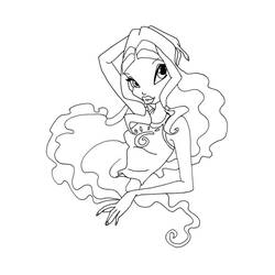 着色页: Winx (卡通和动画节目) #180548 - 免费可打印着色页