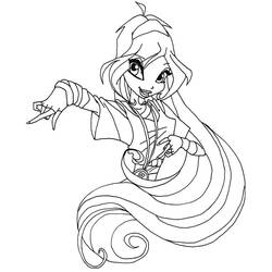 着色页: Winx (卡通和动画节目) #180550 - 免费可打印着色页