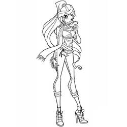 着色页: Winx (卡通和动画节目) #180551 - 免费可打印着色页