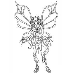着色页: Winx (卡通和动画节目) #180557 - 免费可打印着色页