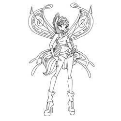 着色页: Winx (卡通和动画节目) #180562 - 免费可打印着色页