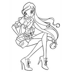 着色页: Winx (卡通和动画节目) #180566 - 免费可打印着色页