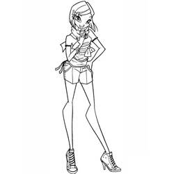 着色页: Winx (卡通和动画节目) #180570 - 免费可打印着色页
