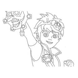 着色页: Zak Storm (卡通和动画节目) #179367 - 免费可打印着色页