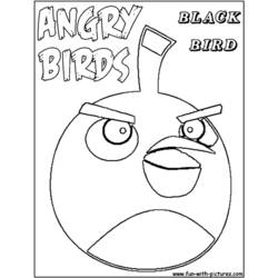 着色页: 愤怒的小鸟 (动画片) #25039 - 免费可打印着色页