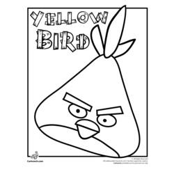 着色页: 愤怒的小鸟 (动画片) #25041 - 免费可打印着色页