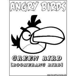 着色页: 愤怒的小鸟 (动画片) #25074 - 免费可打印着色页
