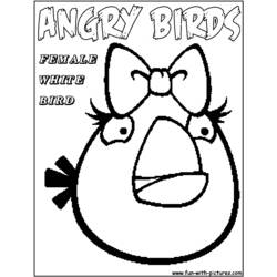 着色页: 愤怒的小鸟 (动画片) #25104 - 免费可打印着色页