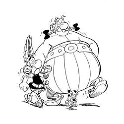 着色页: Asterix 和 Obelix (动画片) #24379 - 免费可打印着色页