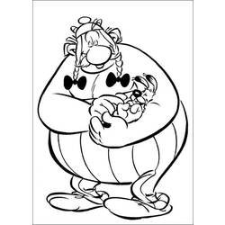 着色页: Asterix 和 Obelix (动画片) #24383 - 免费可打印着色页