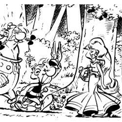 着色页: Asterix 和 Obelix (动画片) #24388 - 免费可打印着色页