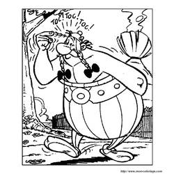 着色页: Asterix 和 Obelix (动画片) #24391 - 免费可打印着色页