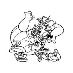 着色页: Asterix 和 Obelix (动画片) #24394 - 免费可打印着色页