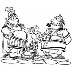 着色页: Asterix 和 Obelix (动画片) #24400 - 免费可打印着色页