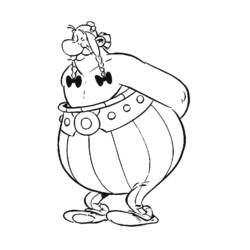 着色页: Asterix 和 Obelix (动画片) #24403 - 免费可打印着色页