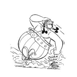 着色页: Asterix 和 Obelix (动画片) #24405 - 免费可打印着色页