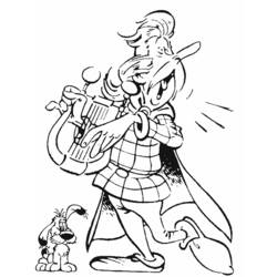 着色页: Asterix 和 Obelix (动画片) #24407 - 免费可打印着色页