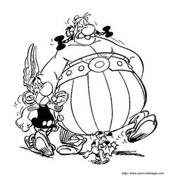 着色页: Asterix 和 Obelix (动画片) #24424 - 免费可打印着色页