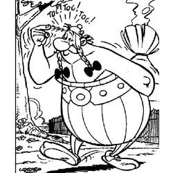 着色页: Asterix 和 Obelix (动画片) #24427 - 免费可打印着色页