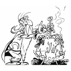 着色页: Asterix 和 Obelix (动画片) #24430 - 免费可打印着色页