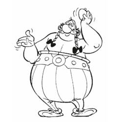 着色页: Asterix 和 Obelix (动画片) #24438 - 免费可打印着色页